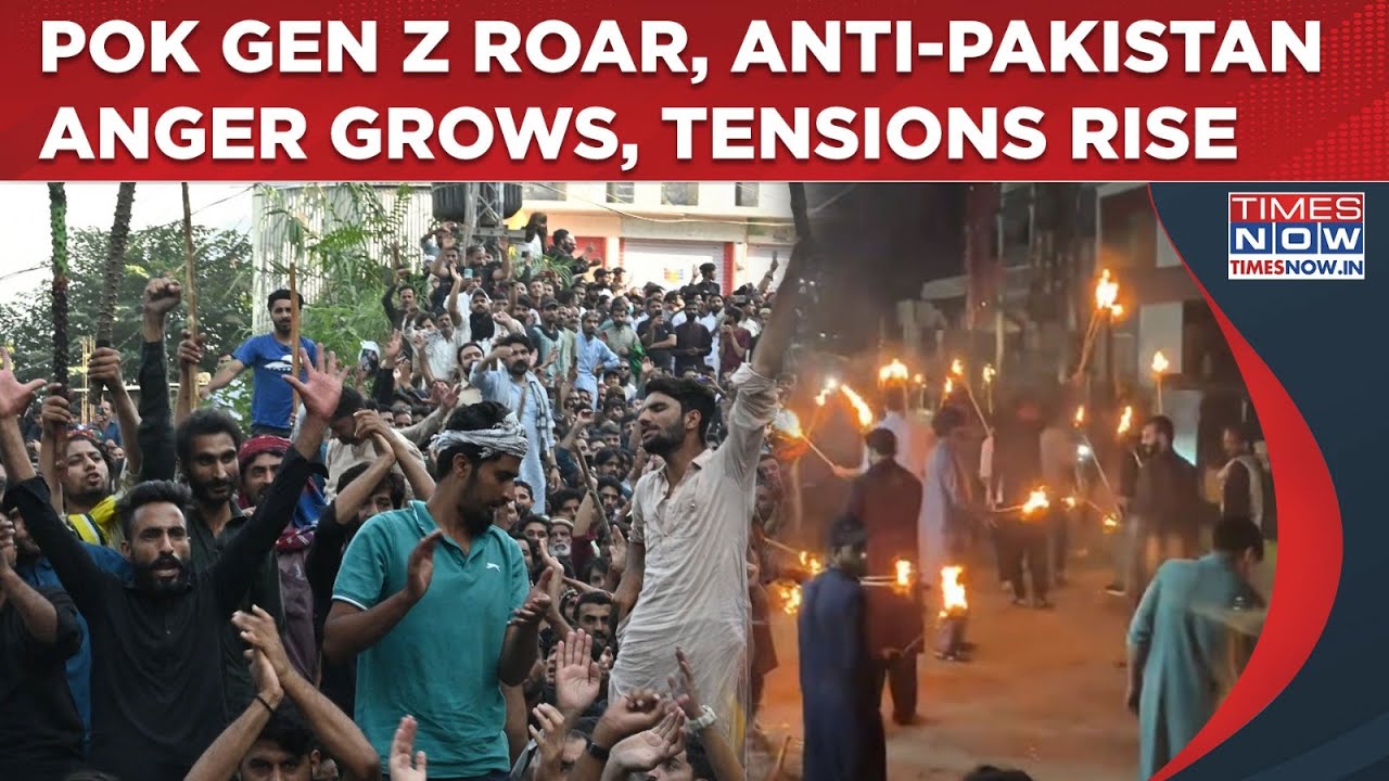 PoK On Boil Again As Angry GenZ Roar Against Pakistan | Sloganeering, Clashes & More, Tensions Rise