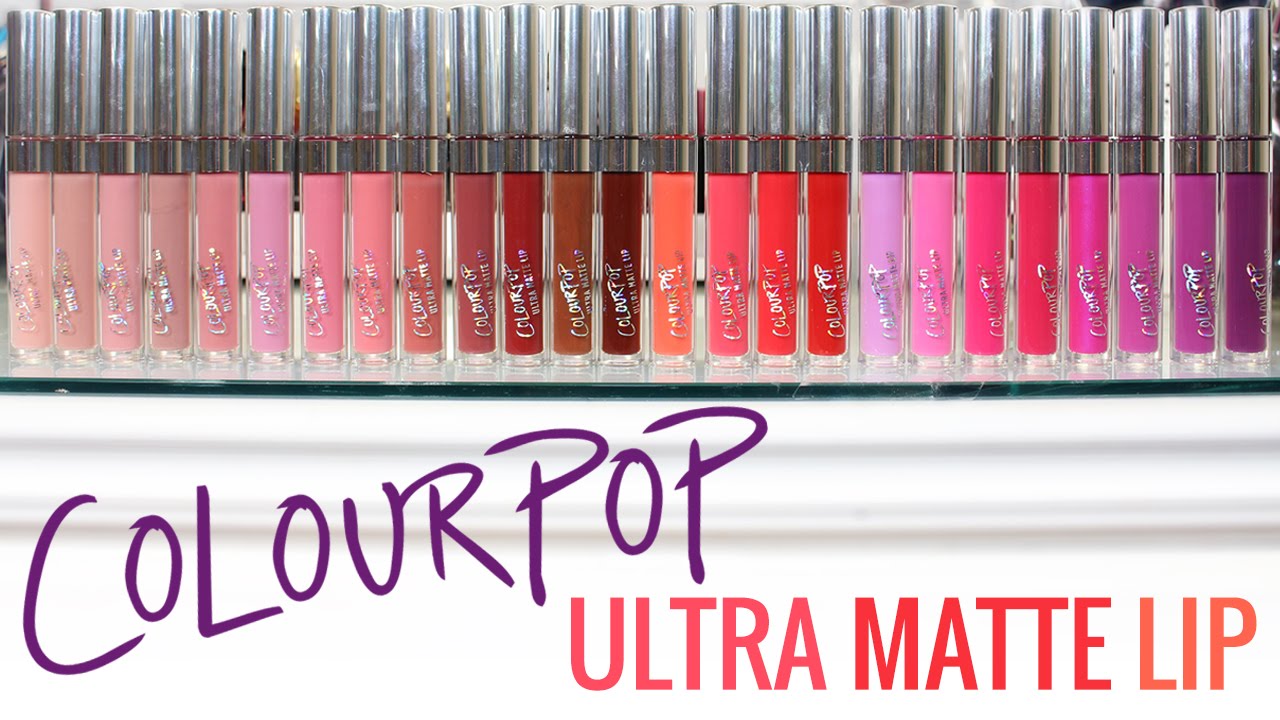 ColourPop Ultra Matte Lip Swatches
