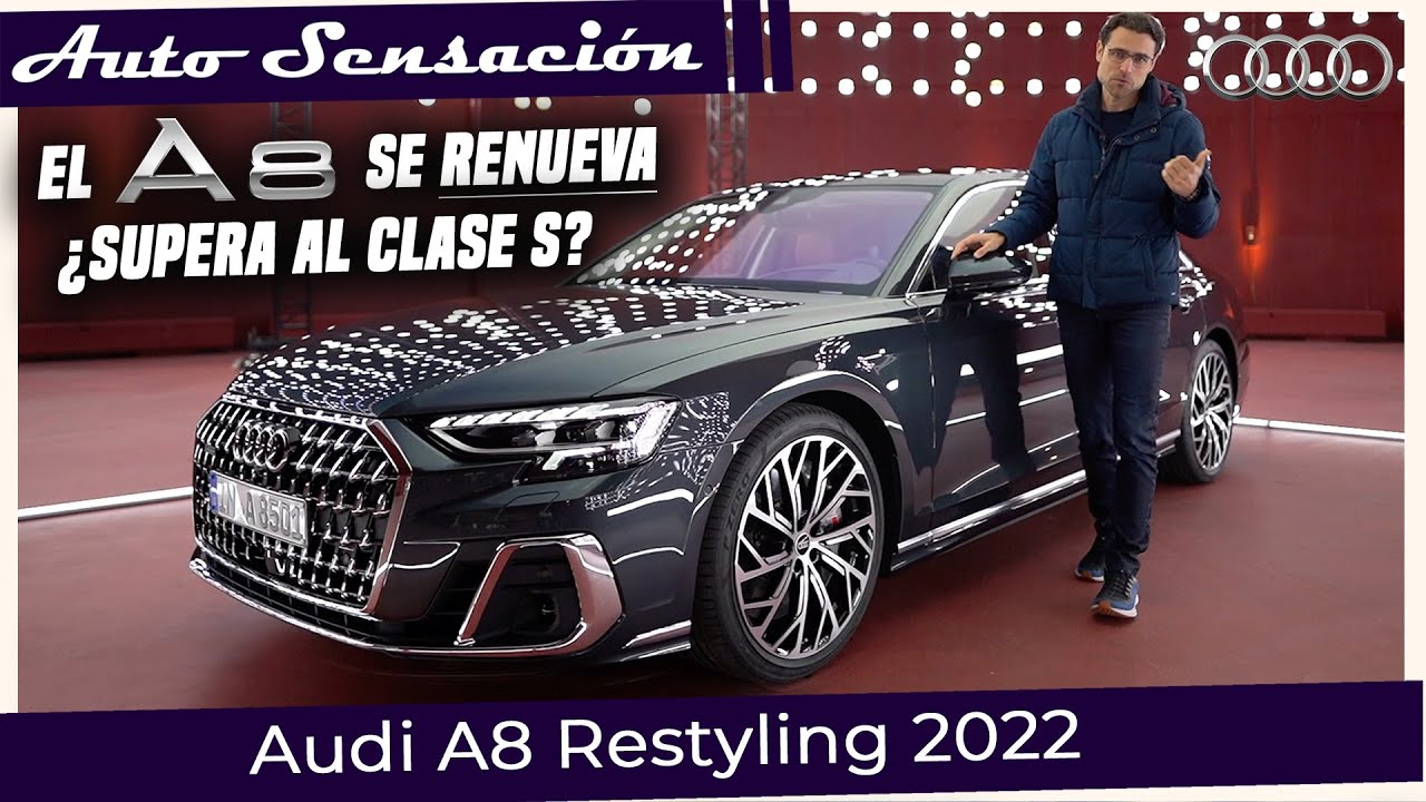 Presentación Audi A8 facelift 2022.  El clase S ¿puede esperar?.