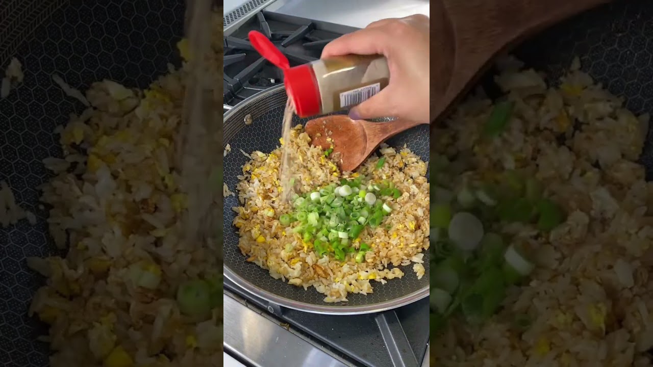 Crab Fried Rice with big chunks of Dungeness Crab | MyHealthyDish