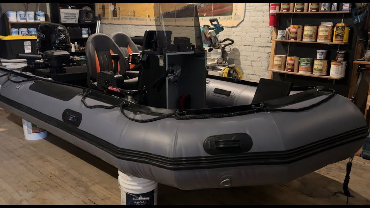 BRIS PRO BFA450 INFLATABLE BOAT CUSTOM BUILD VIDEO #4