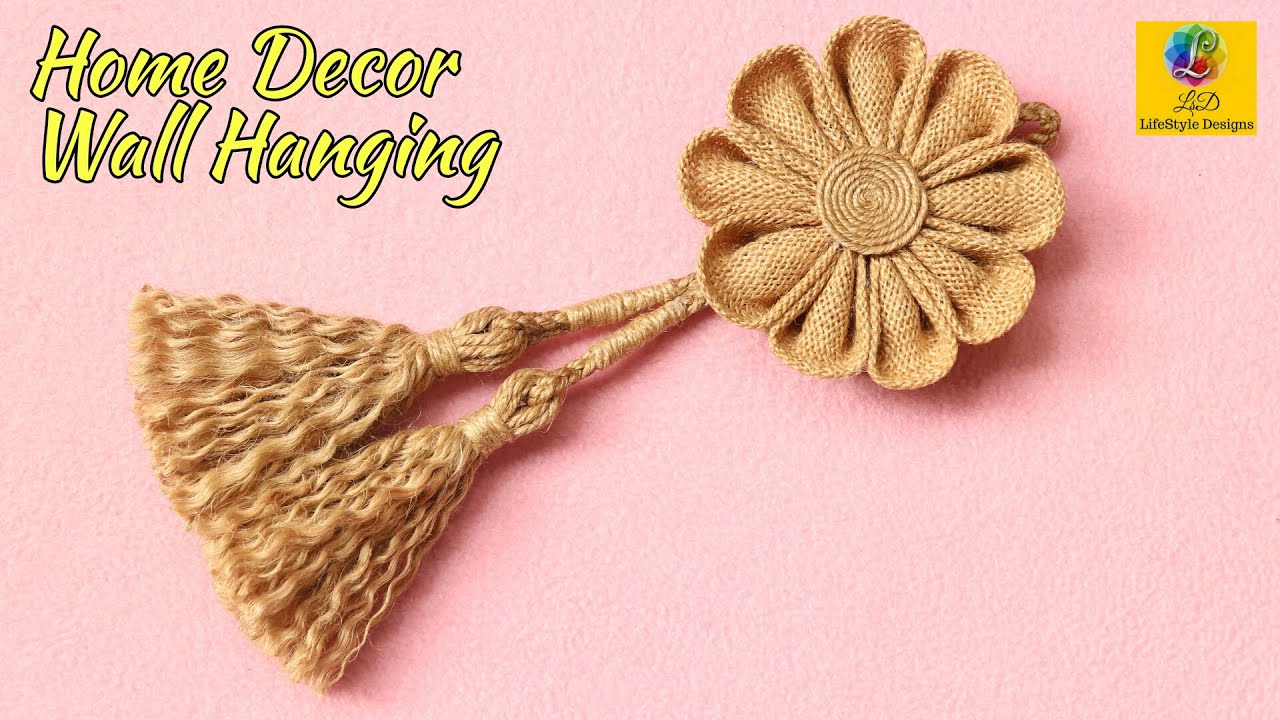 Jute craft idea | Home decorating ideas handmade | Jute Art and Craft Decoration Design #2