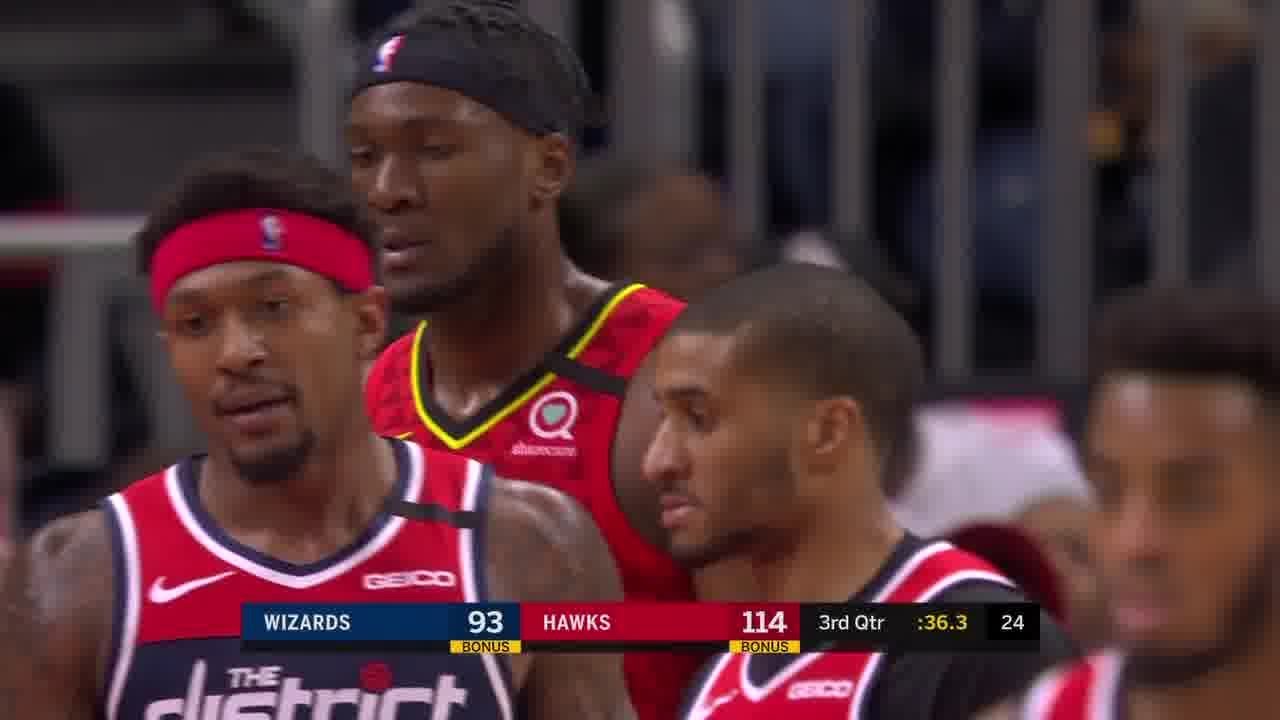 Bruno Fernando Full Play vs Washington Wizards | 01/26/20 | Smart Highlights