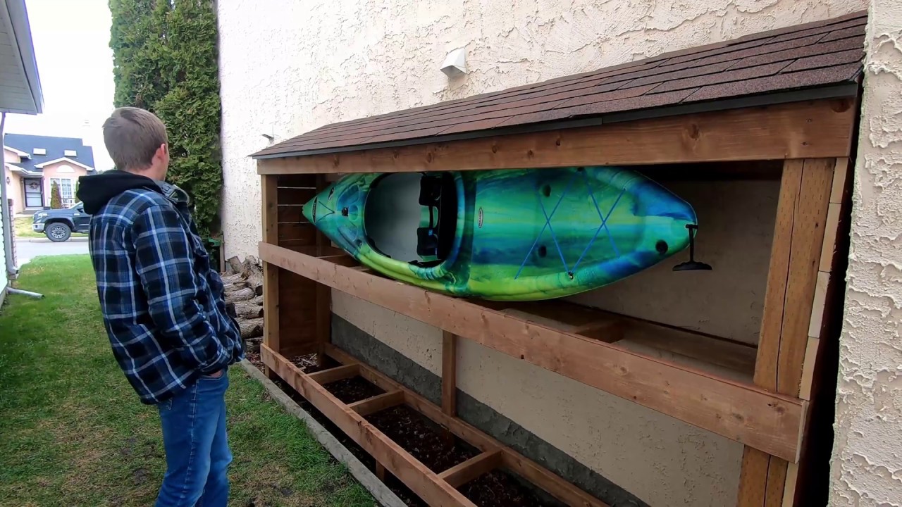 Ep25: Building a kayak storage shed.