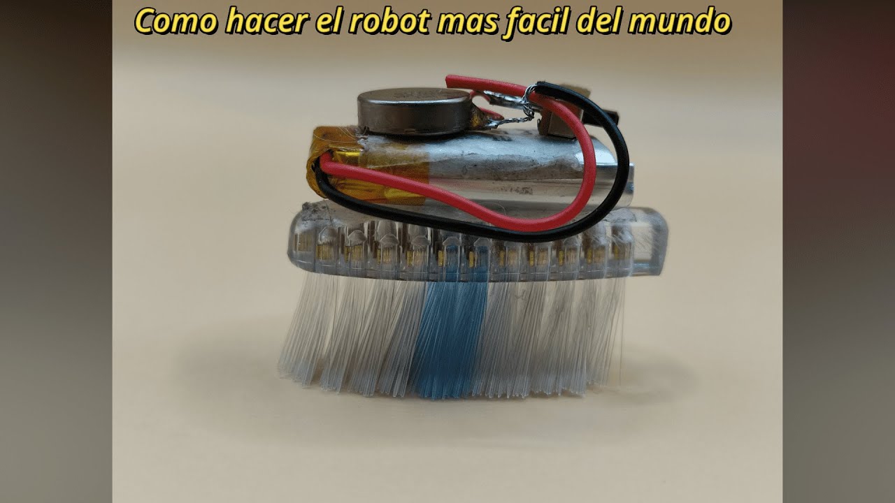 Como hacer el robot mas pequeño y facil del mundo.  Casero, DIY