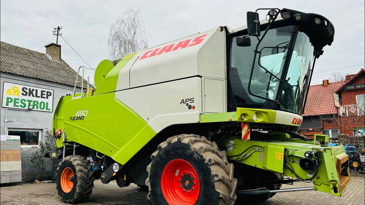 Kombajn Claas Tucano 450 APS, 2010r, 275KM, heder V660 ze stołem do rzepaku, prezentacja *PESTROL*