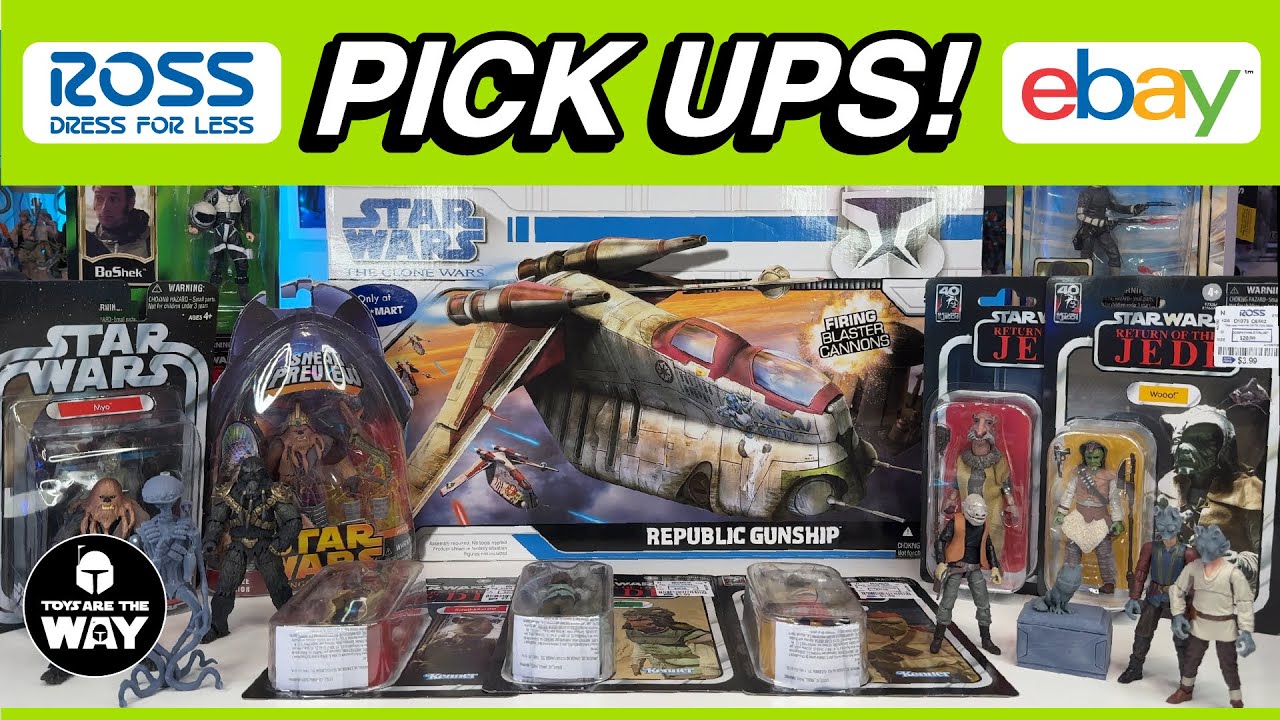 Star Wars Pick Ups! The Republic Gunship, Cantina Aliens, Jabba's Denizens, World Building & More!
