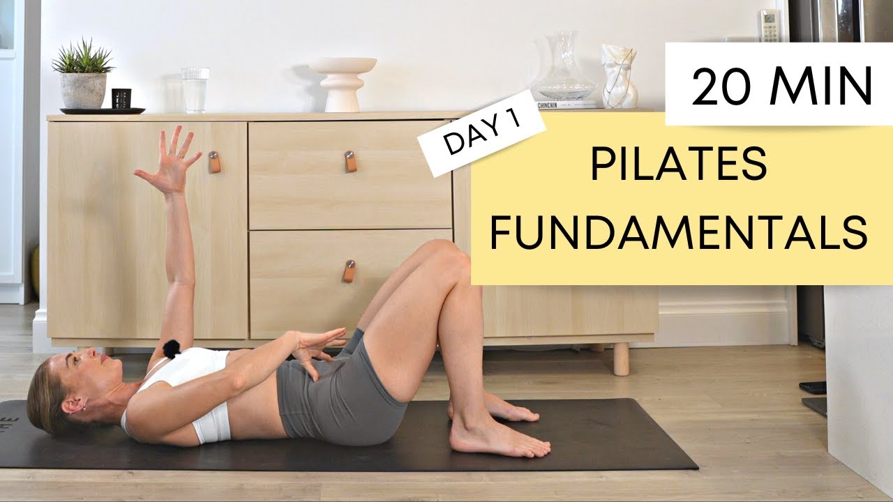 20 min PILATES FUNDAMENTALS | 5 day Pilates for Beginners - learn breath, core connection
