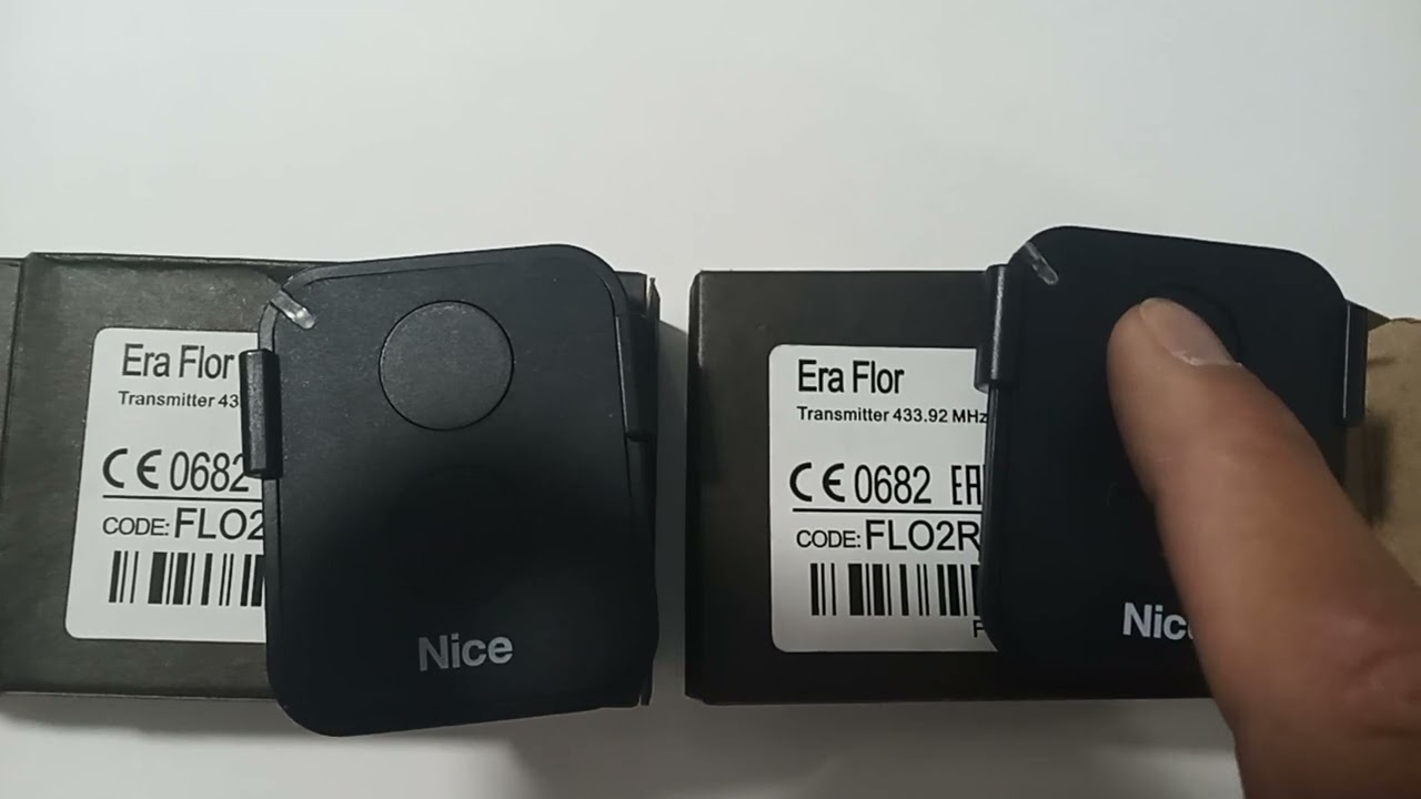 Programacion de Copiado de Control Nice Era Flor