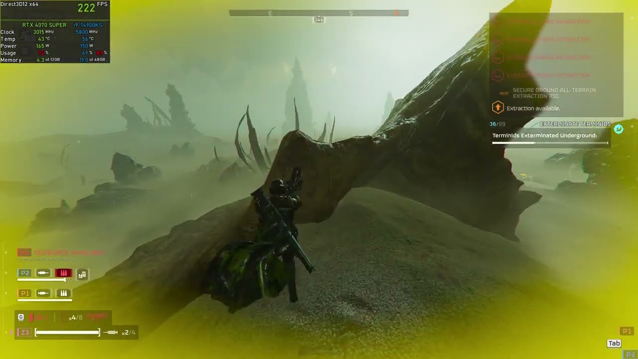 Helldivers 2 | Difficulty 8 | CPU Test | 1080p Low | 14900KS + DDR5 8600MT/s CL38 + RTX 4070 Super