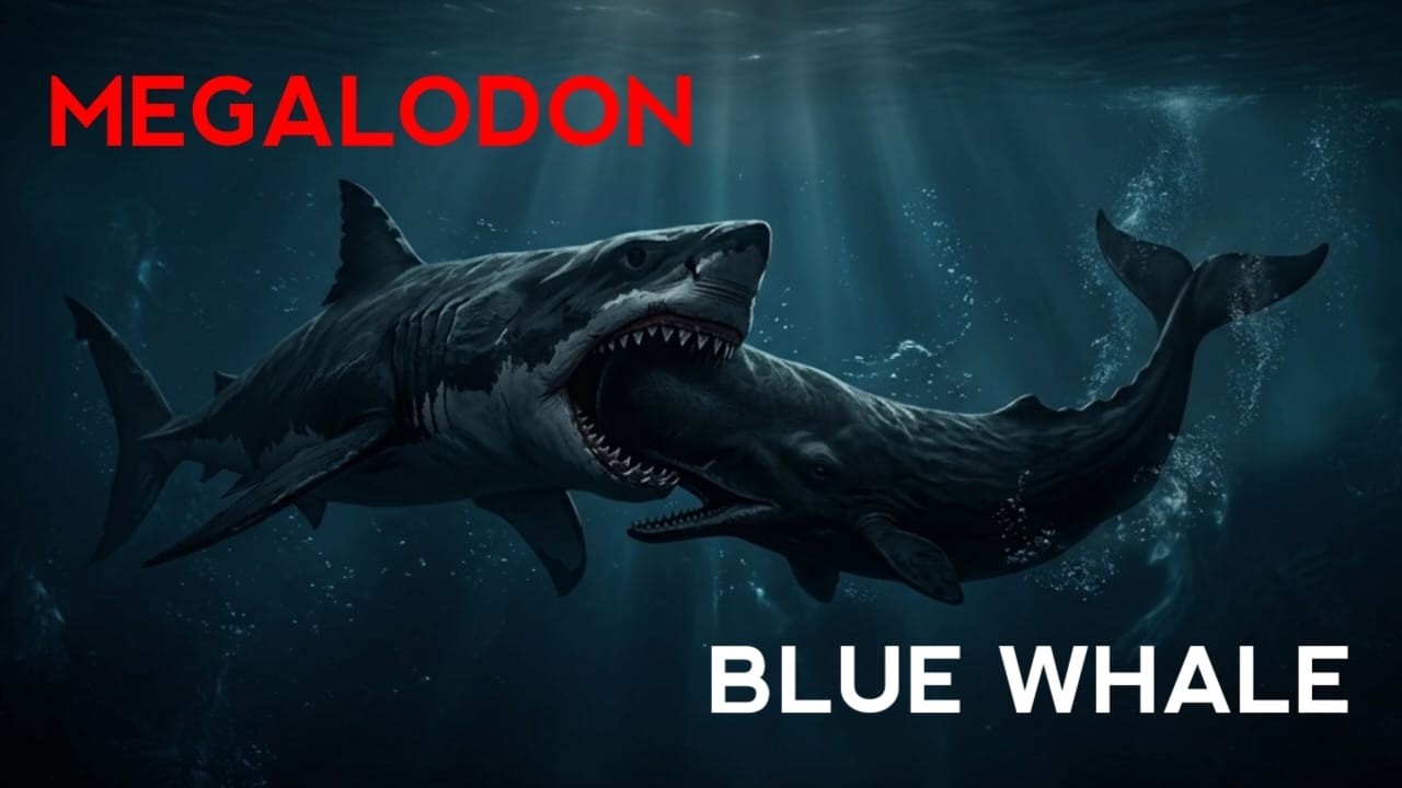 Could the Megalodon Defeat a Blue Whale?