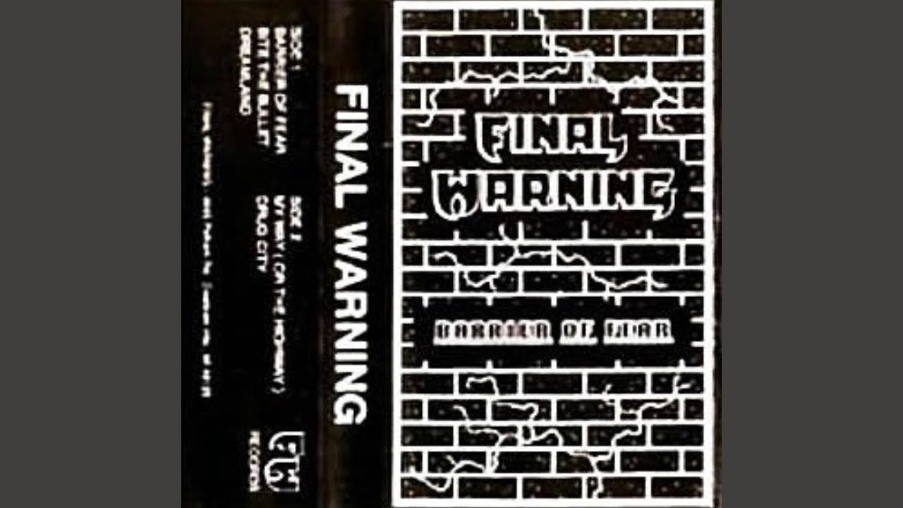 Final Warning - Barrier Of Fear (1989)