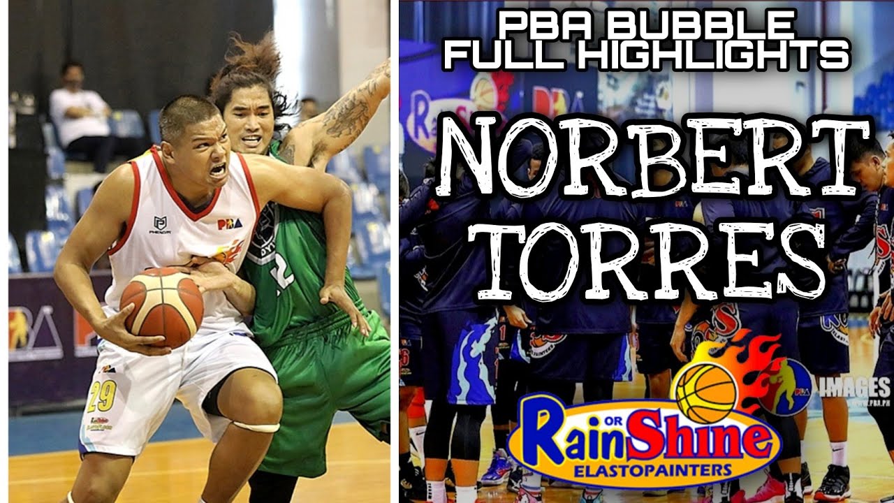 Norbert Torres PBA Bubble Full Highlights