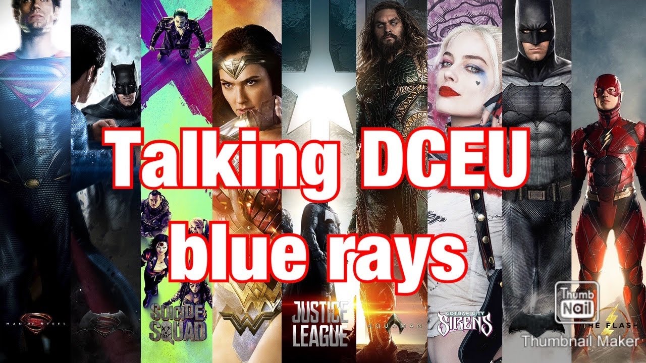 Talking about my DCEU blue ray collection