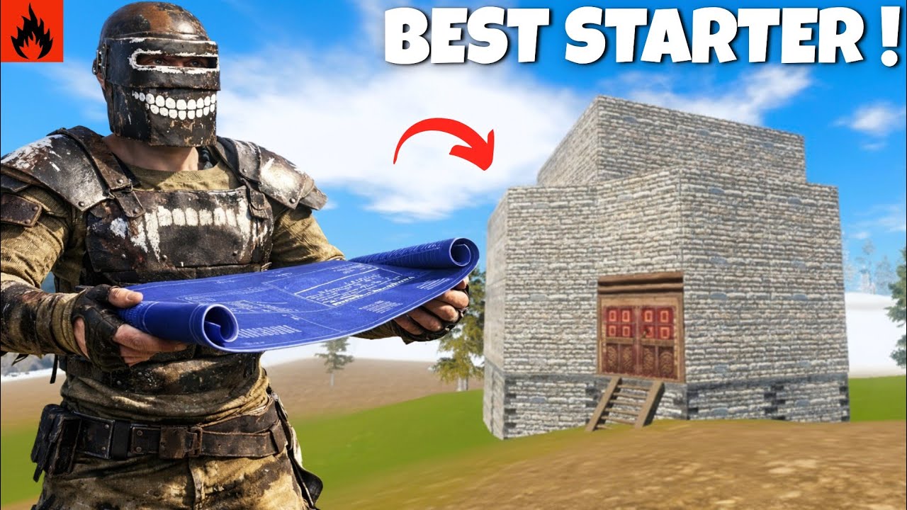 The BEST Easy Starter Base for Beginners | Oxide: Survival Island