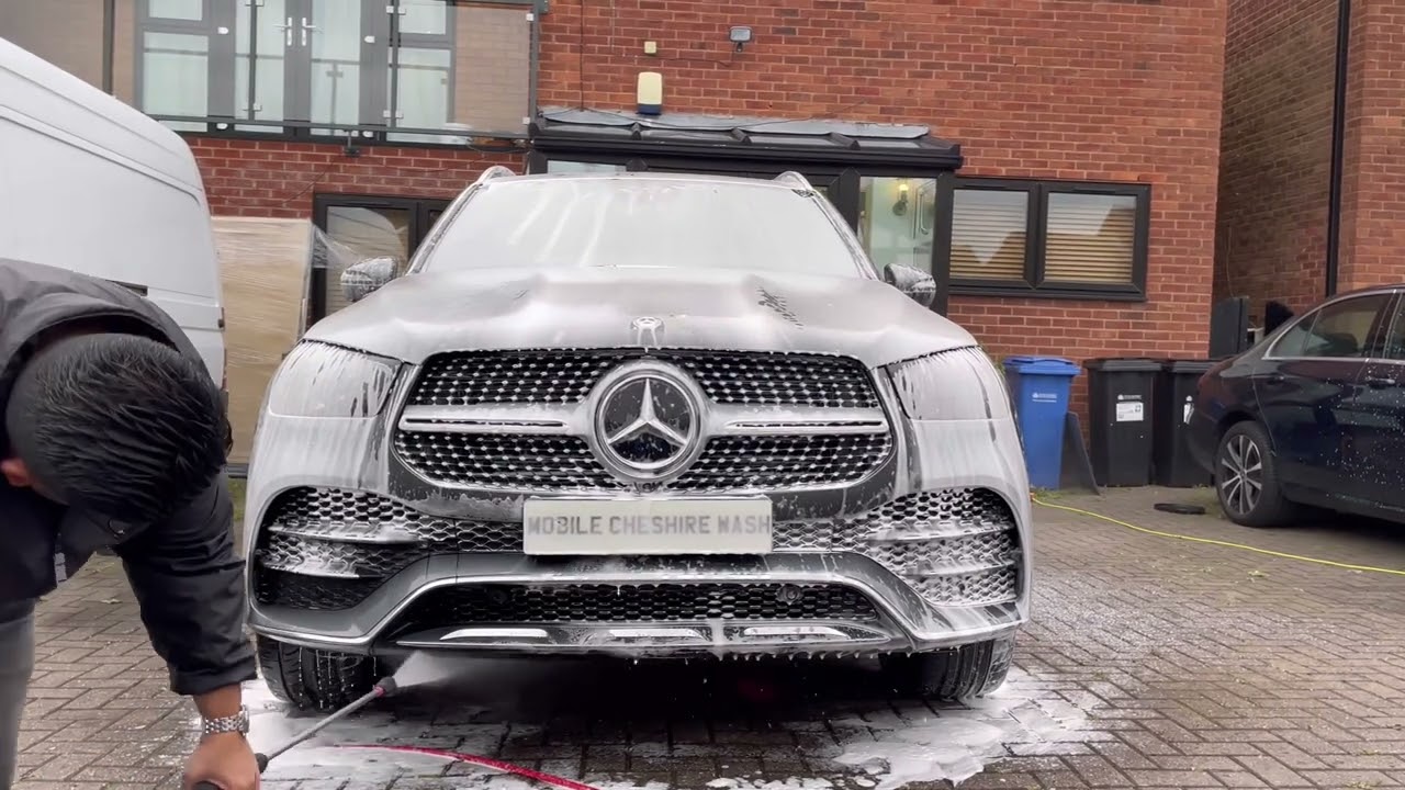 4K NEW Mercedes X110 GLE300d AMG Maintenance wash