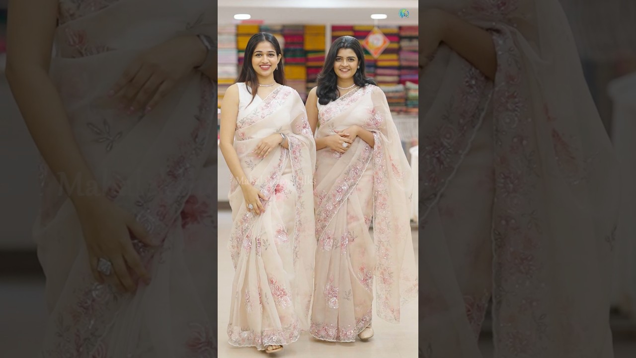 Discover Christian bridal sarees in ivory, blush, and champagne tones – made to make memories.