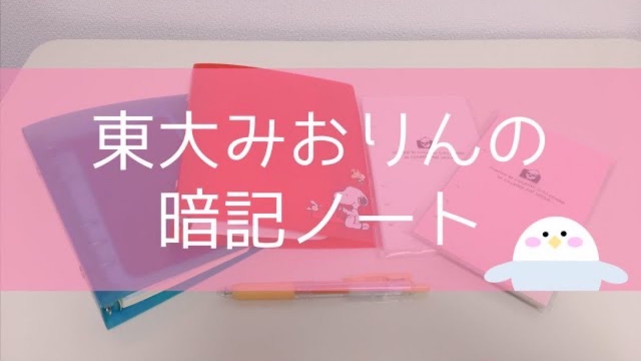 東大卒女子の暗記ノートの中身！科目別に全部見せます✨【ルーズリーフ勉強法】