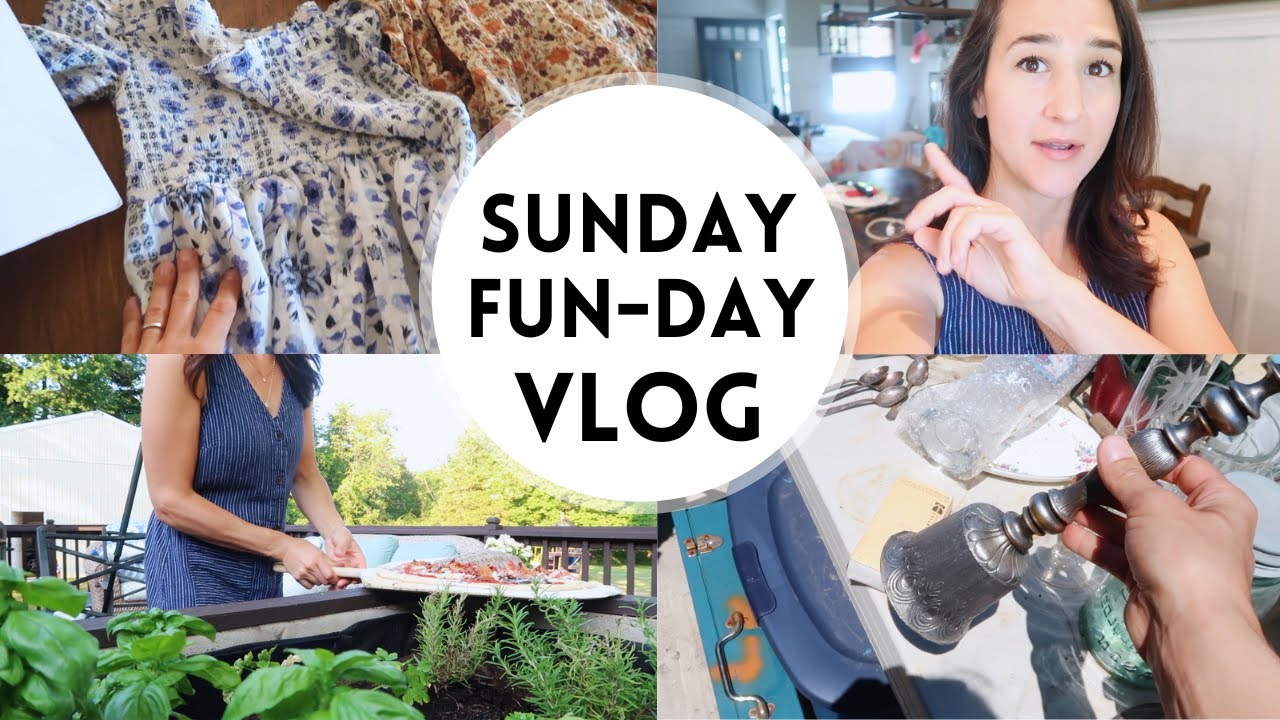 Sunday Home Reset + Flea Market VLOG