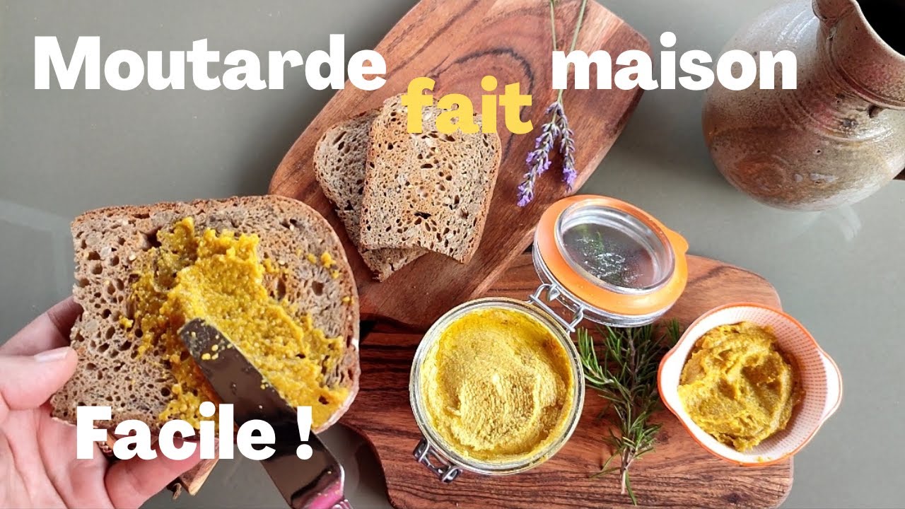 MOUTARDE MAISON. RECETTE FACILE ET INRATABLE ! Comment faire de la Moutarde ?
