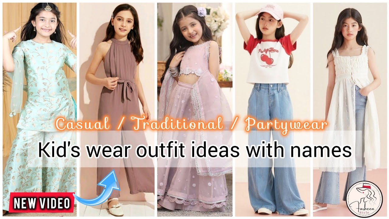 ✨️Girls Dresses With Name/kids dress for girls/baby girl dress/kids wedding dress/baby frock design