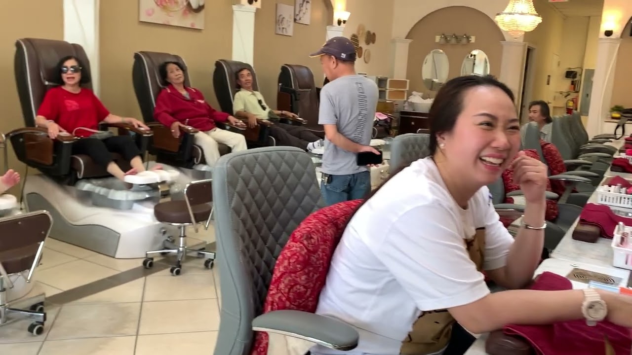 Tiệm Nails tại Holly Springs hội ngộ bà con từ VN sang thăm, Georgia 2024
