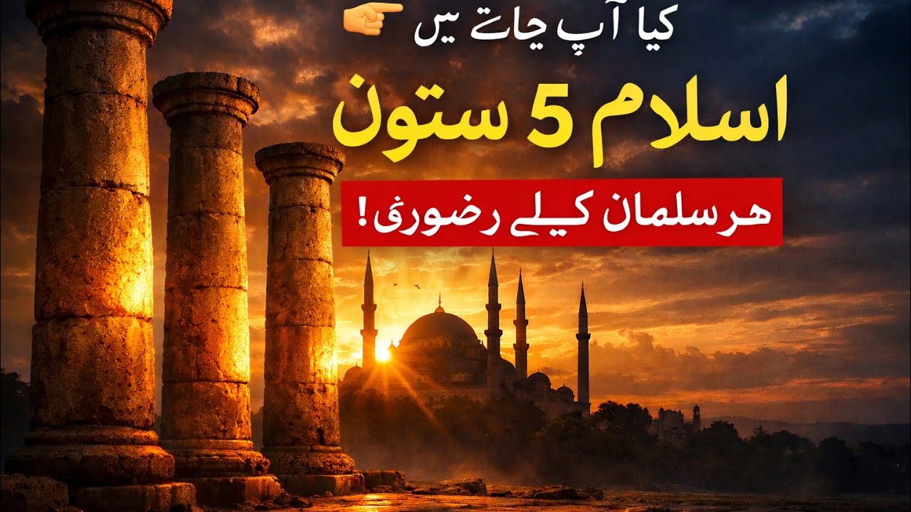 The 5 Pillars of Islam Explained in  2 Minutes | ☪️❤️🕌7 منٹ میں اسلام کے 5 ستونوں کی وضاحت 