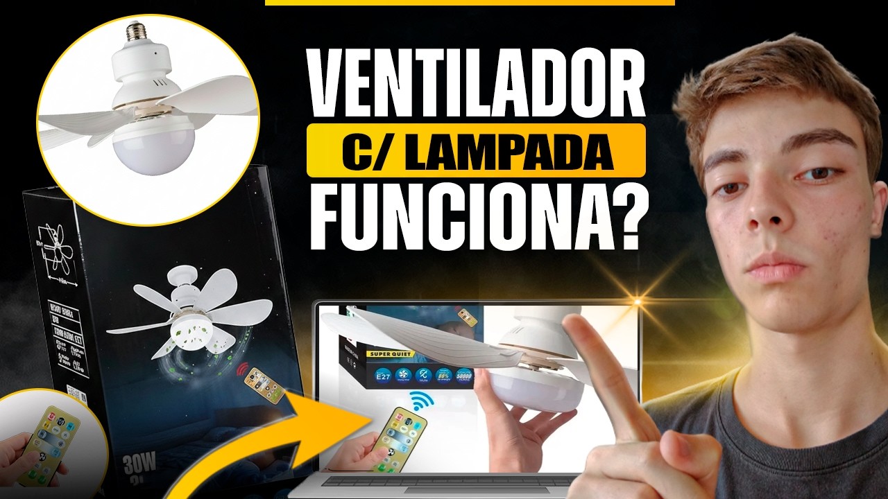 Lâmpada Ventilador Vale a Pena? Review Completo + Teste (Funciona Mesmo?)