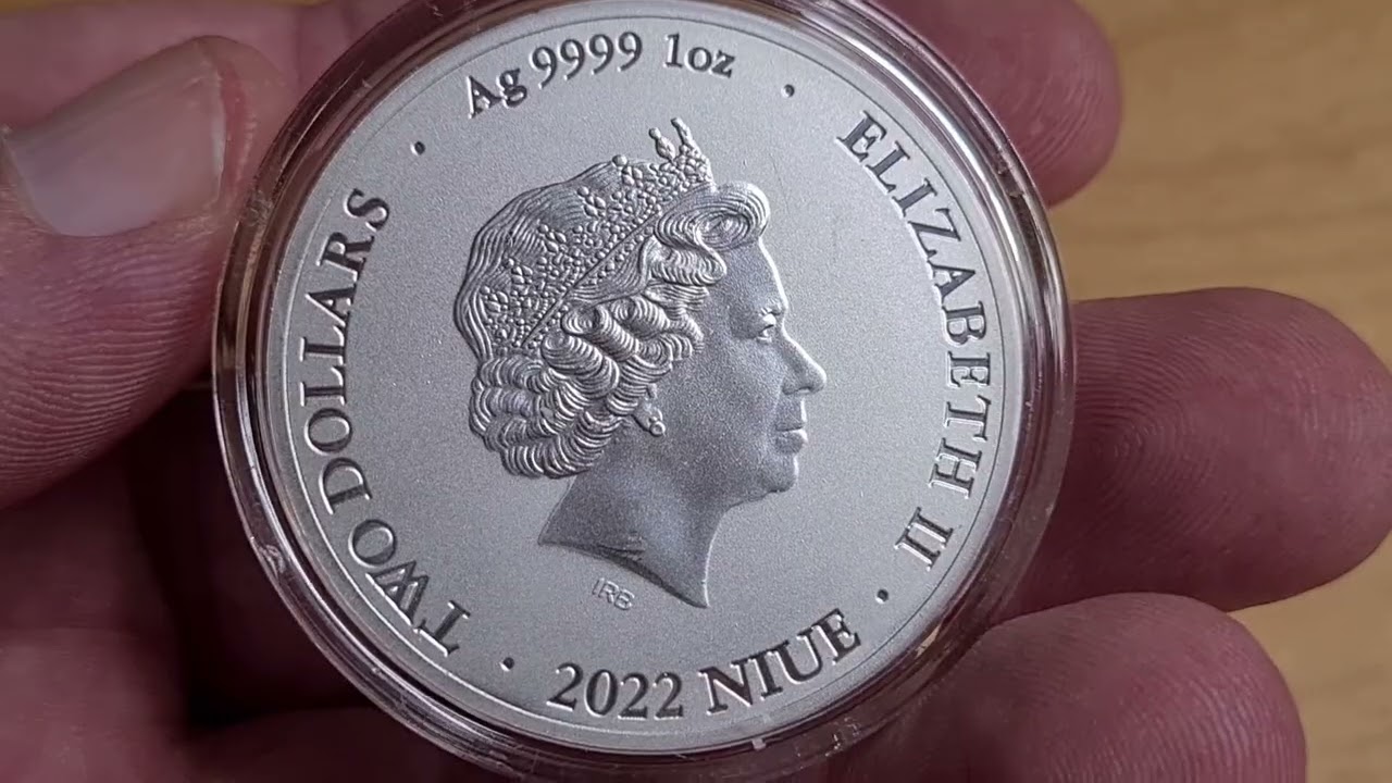 Bitcoin 2022. Silver Bullion Coin