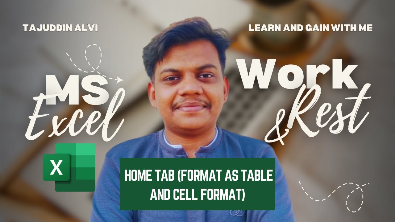 Part 13 – Home Tab (Format as Table & Cell Format) | টেবিল ফরম্যাট ও সেল ফরম্যাটিং |