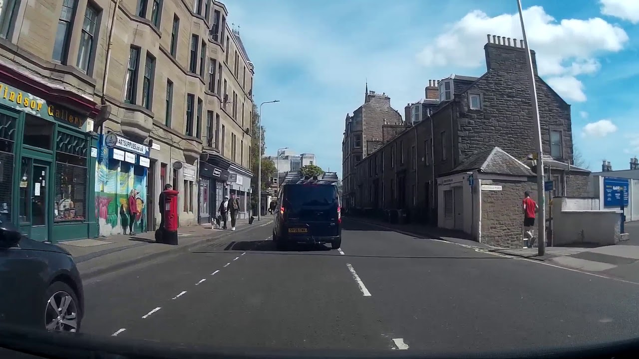 Spring Road Trip Drive To City Centre Dundee Tayside Scotland