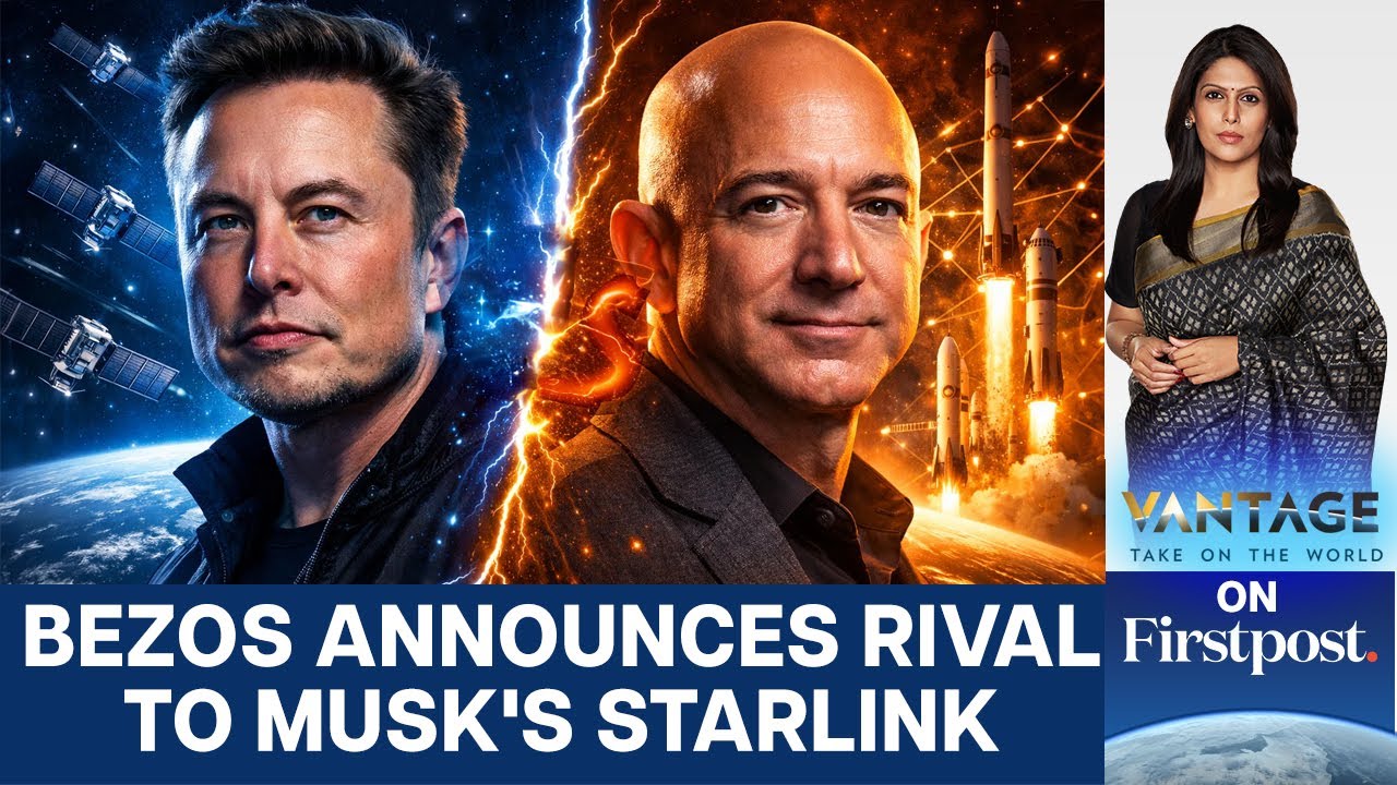 Jeff Bezos' Blue Origin to Launch Satellite Network to Rival Starlink | Vantage With Palki Sharma