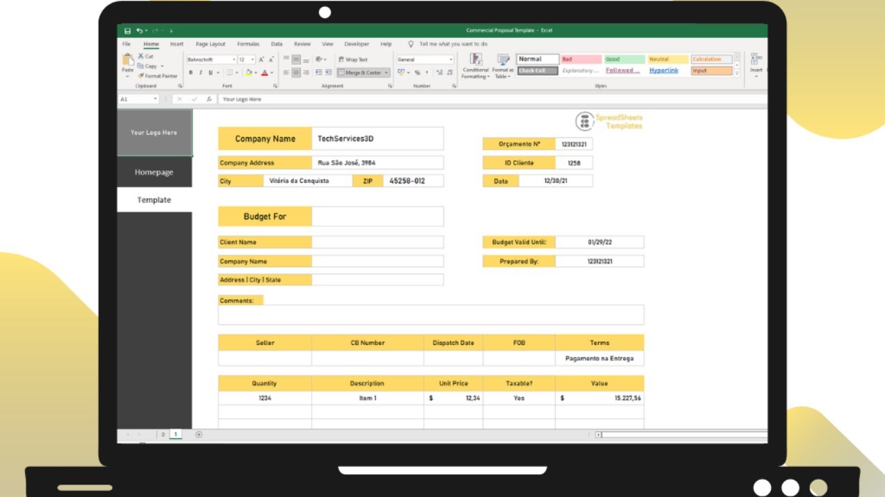 Commercial Proposal Template