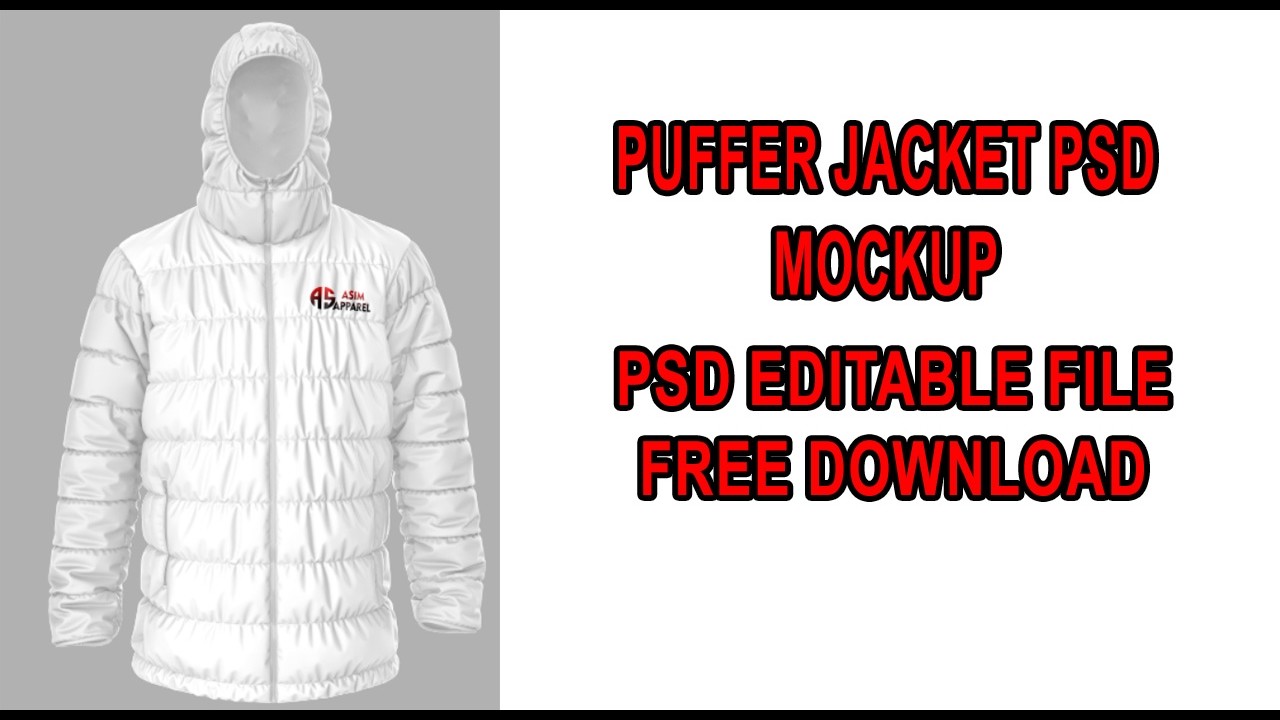 Next-Level Puffer Jacket PSD Mockups 🔥