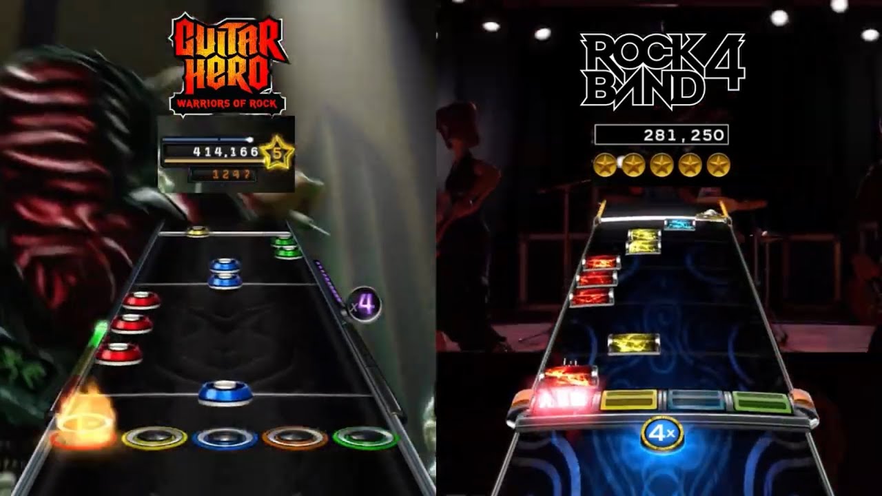 Welcome to the Black Parade by My Chemical Romance - Drum Chart Comparison [+FCs] (GH:WoR vs RB4)