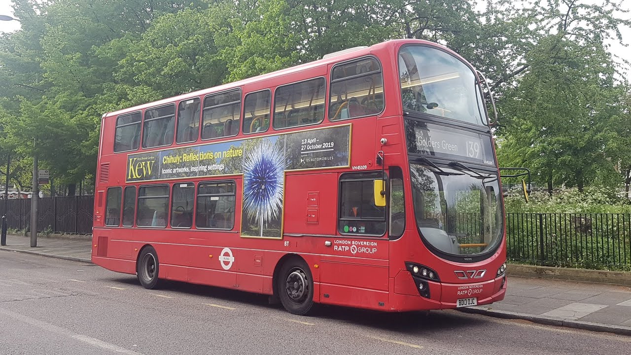 Full Journey on the Route 139 (VH45109 BD13OJC) Volvo B5LH Wright Eclipse Gemini 2 LS RATP Group