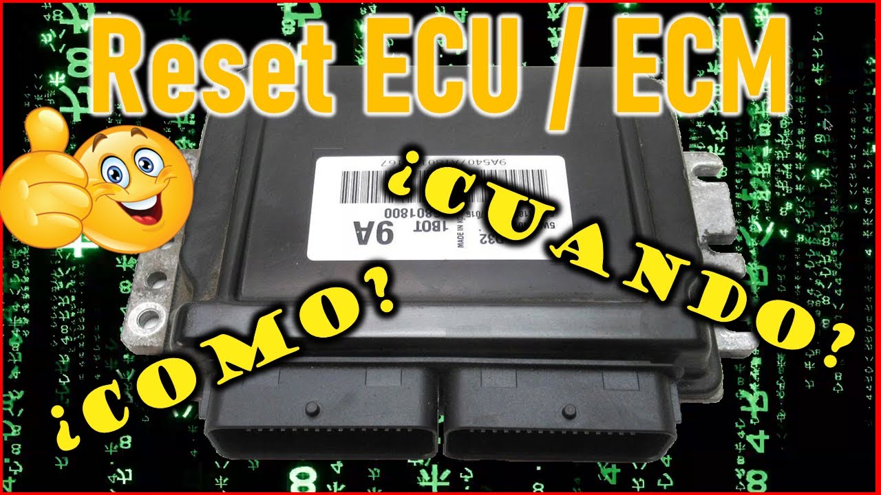 Reset computadora - ECM - ECU - Sin escaner