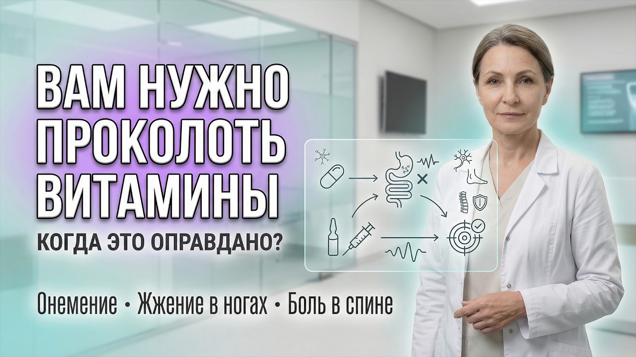 ВИТАМИНЫ В УКОЛАХ: Когда Они Действительно НУЖНЫ.