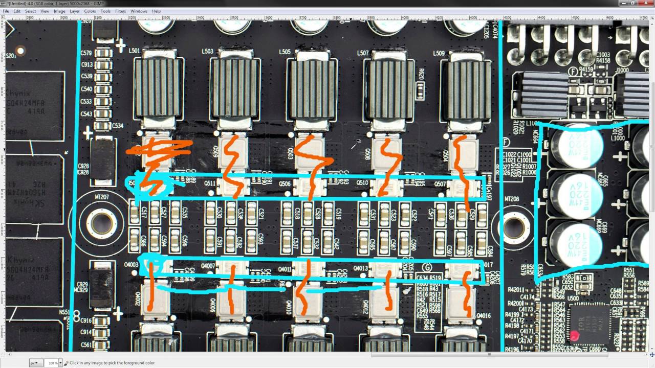 R9 290X Vapor-X PCB breakdown.