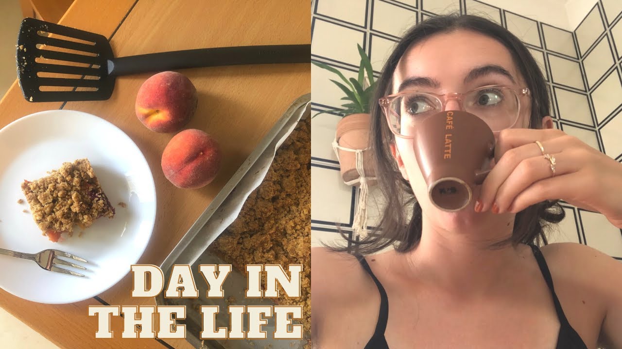 peach crumble bars, new tattoo, and a gelato date - day in the life vlog in italy