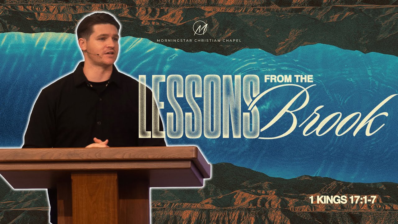 1 Kings 17:1-7 // Lessons from the Brook // Guest: Josh Palmisano