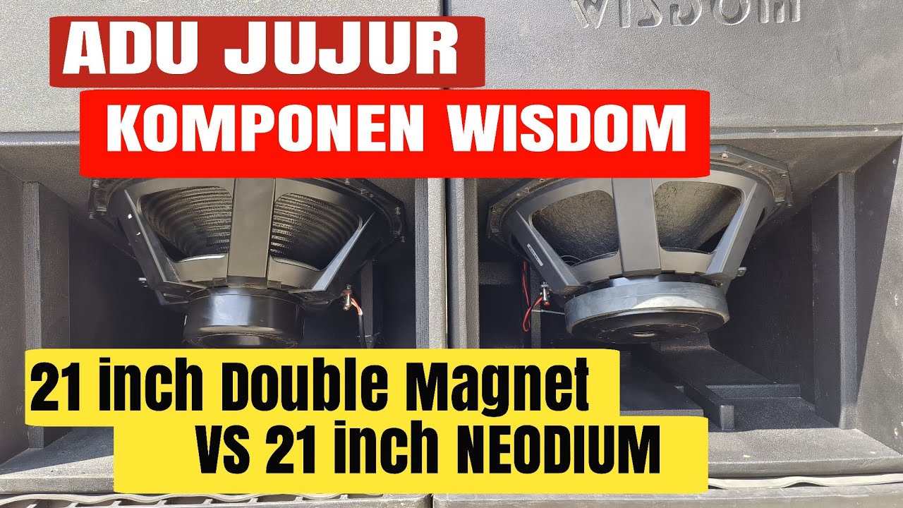 ADU JUJUR 21Inch Double Magnet WISDOM VS 21 Inch Neodium WISDOM