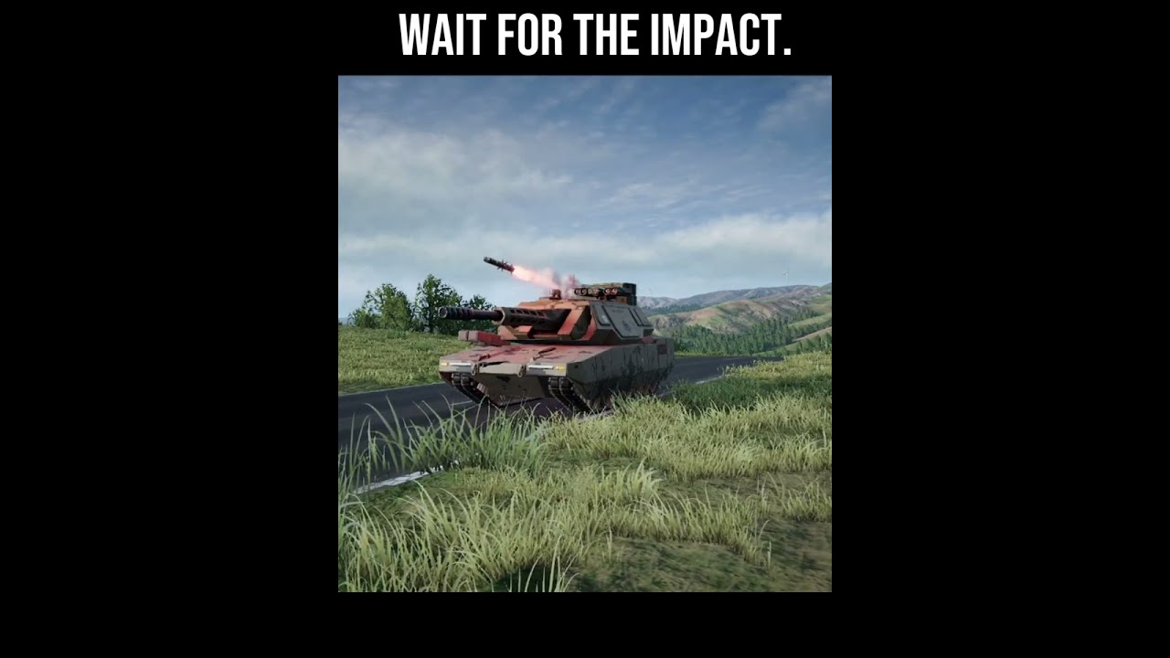 Nuclear Option AT 145 Missile Slow Motion Tank Kil