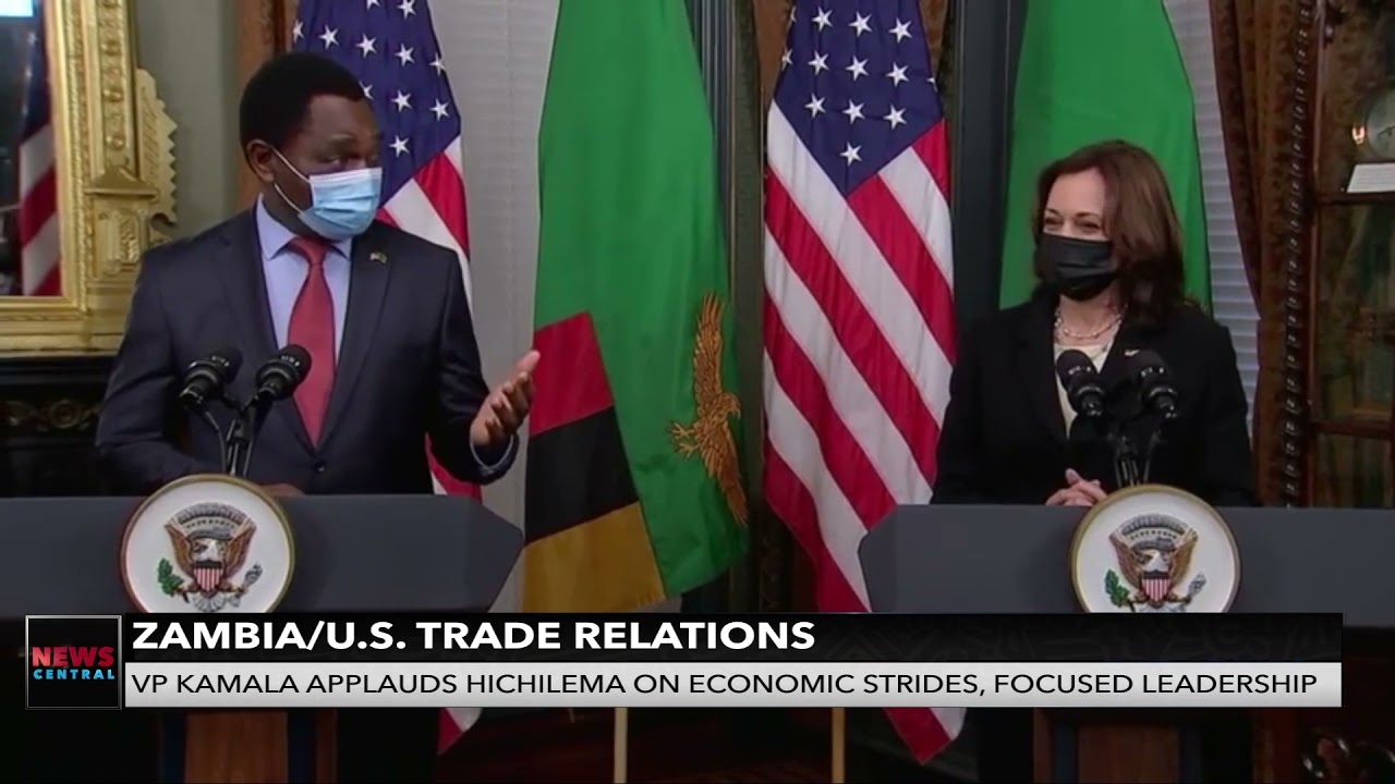 🇿🇲 President Hakainde Hichilema Visits The White House 🇺🇸, Received By Vice-President Kamala Harris