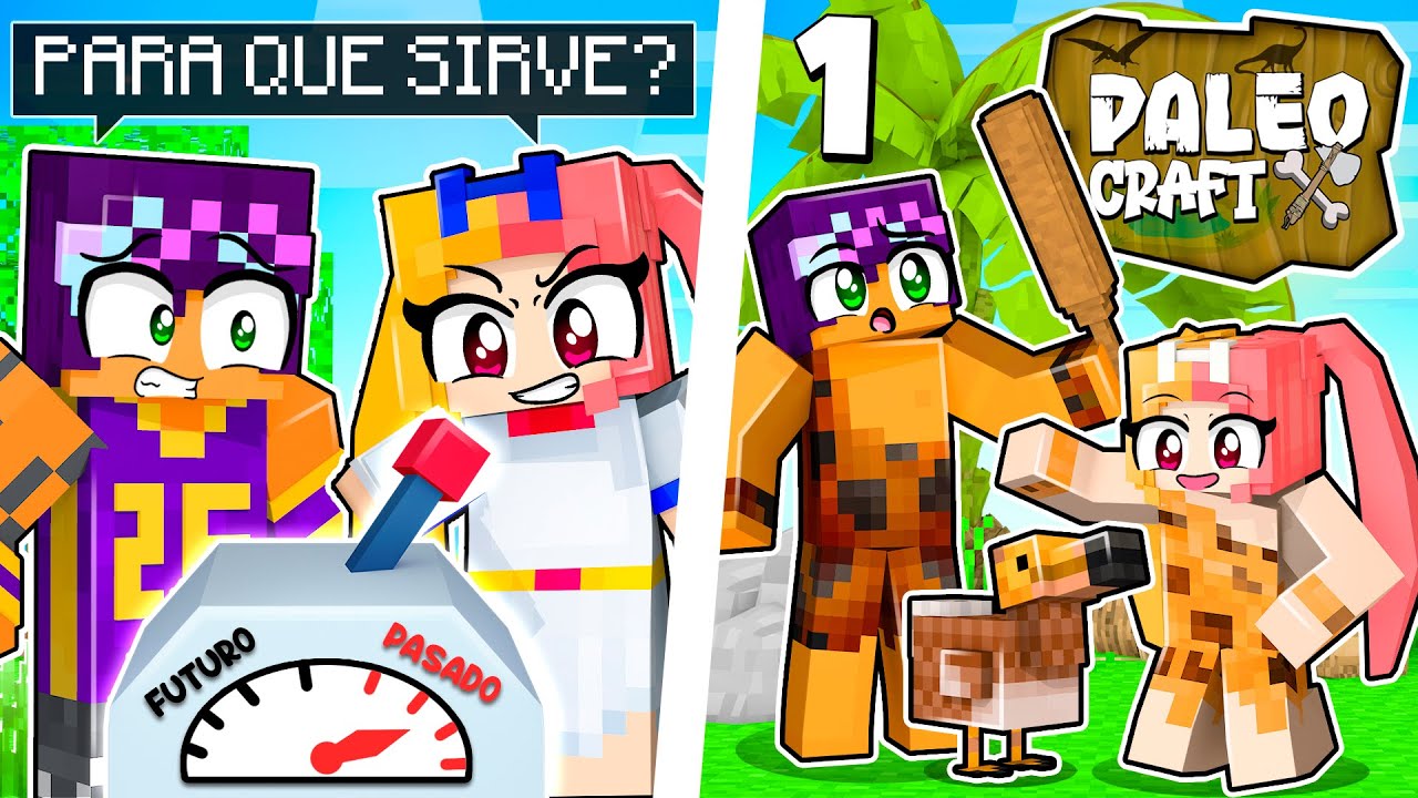 MI NOVIA Y YO ESTAMOS ATRAPADOS EN UN MUNDO DE DINOSAURIOS? - PALEOCRAFT EP:1