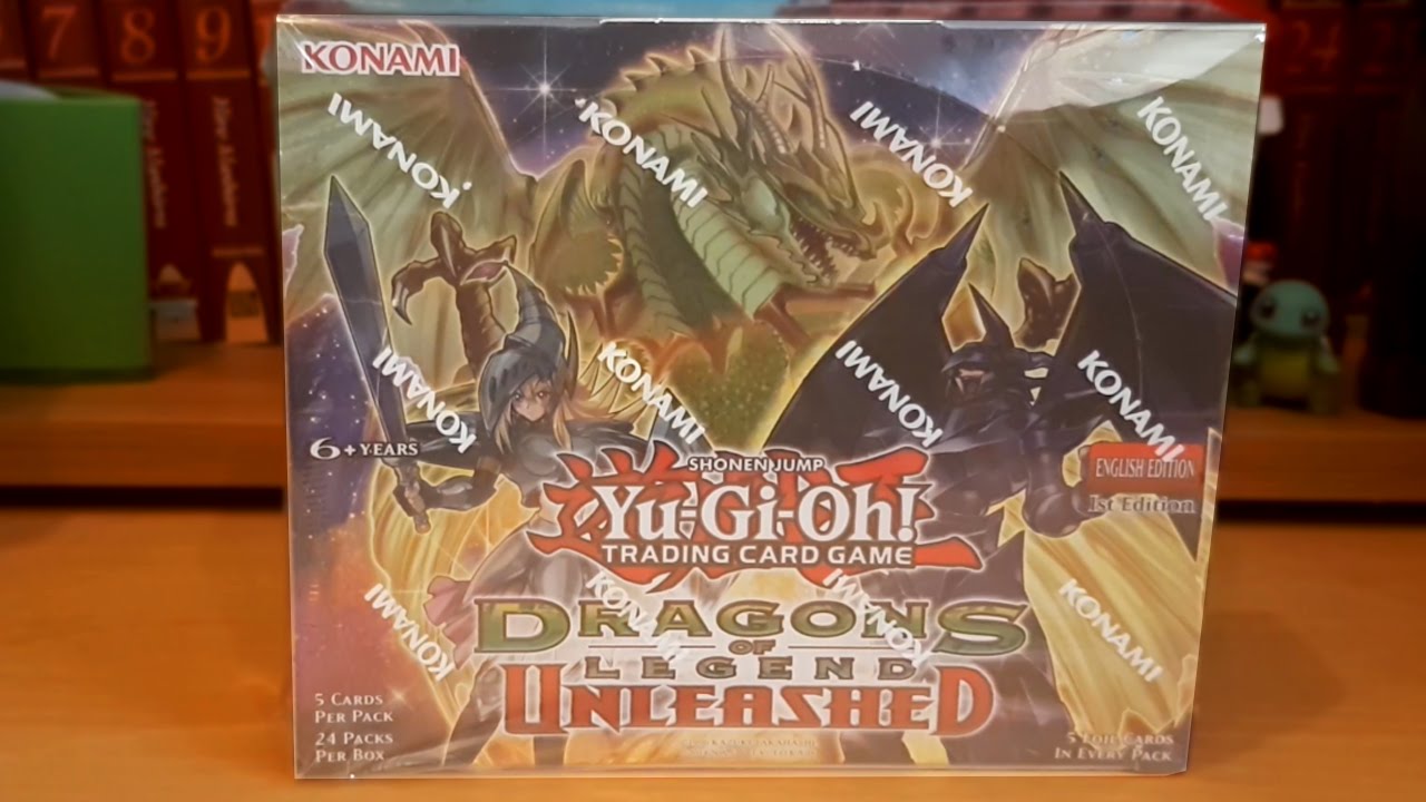 Yu-Gi-Oh! Dragons of Legend: Unleashed Booster Box opening