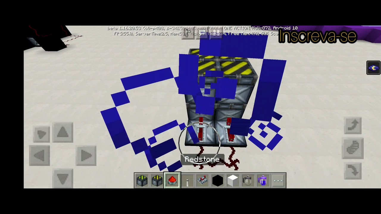 Minecraft Pe - Tutorial - stage lift