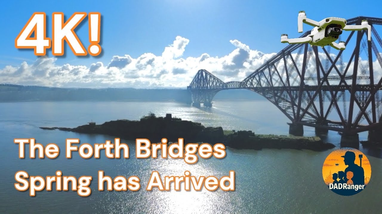 First Drone Flight of Spring | Forth Rail Bridge & Queensferry Crossing on a Perfect Day