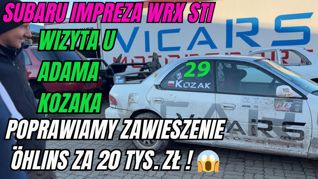 #296 Coobcio & Basia - Subaru Impreza WRX STI.Walka z podsterownością. Poprawa zawieszenia Öhlins’a.