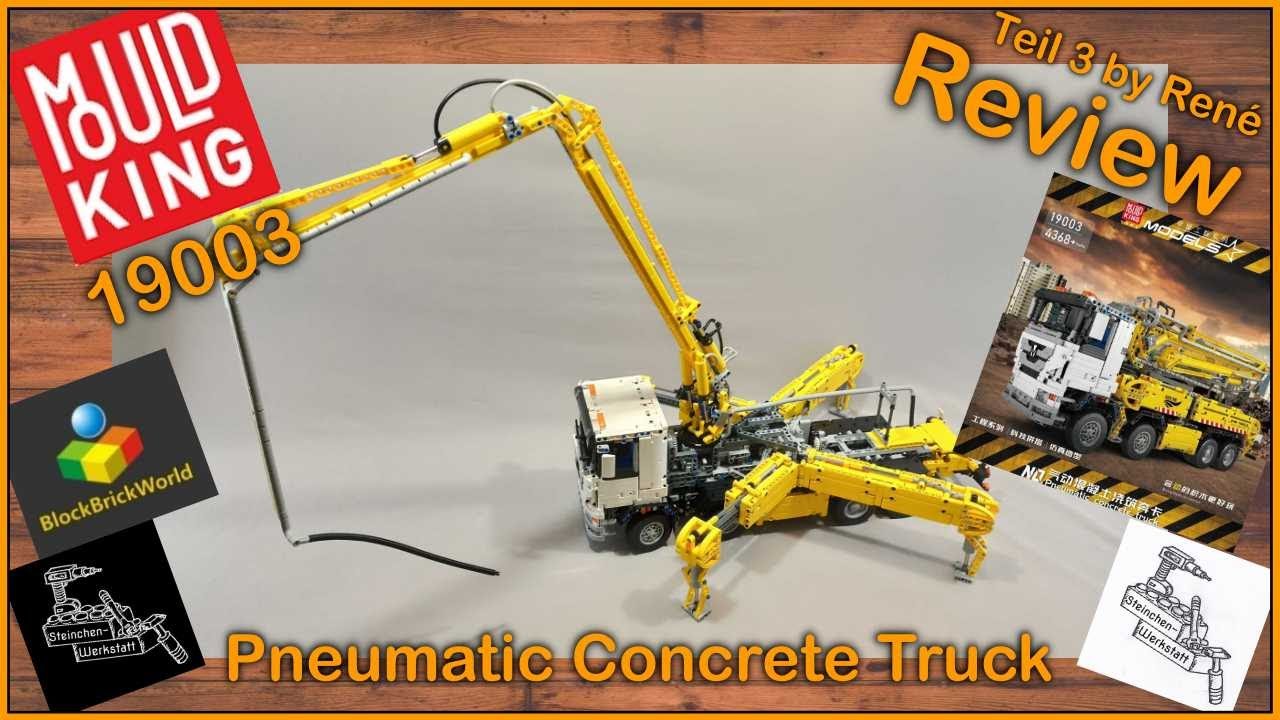 Grobe Schnitzer in einem guten Modell | Teil 3 / Review | Mould King 19003 Pneumatic Concrete Truck